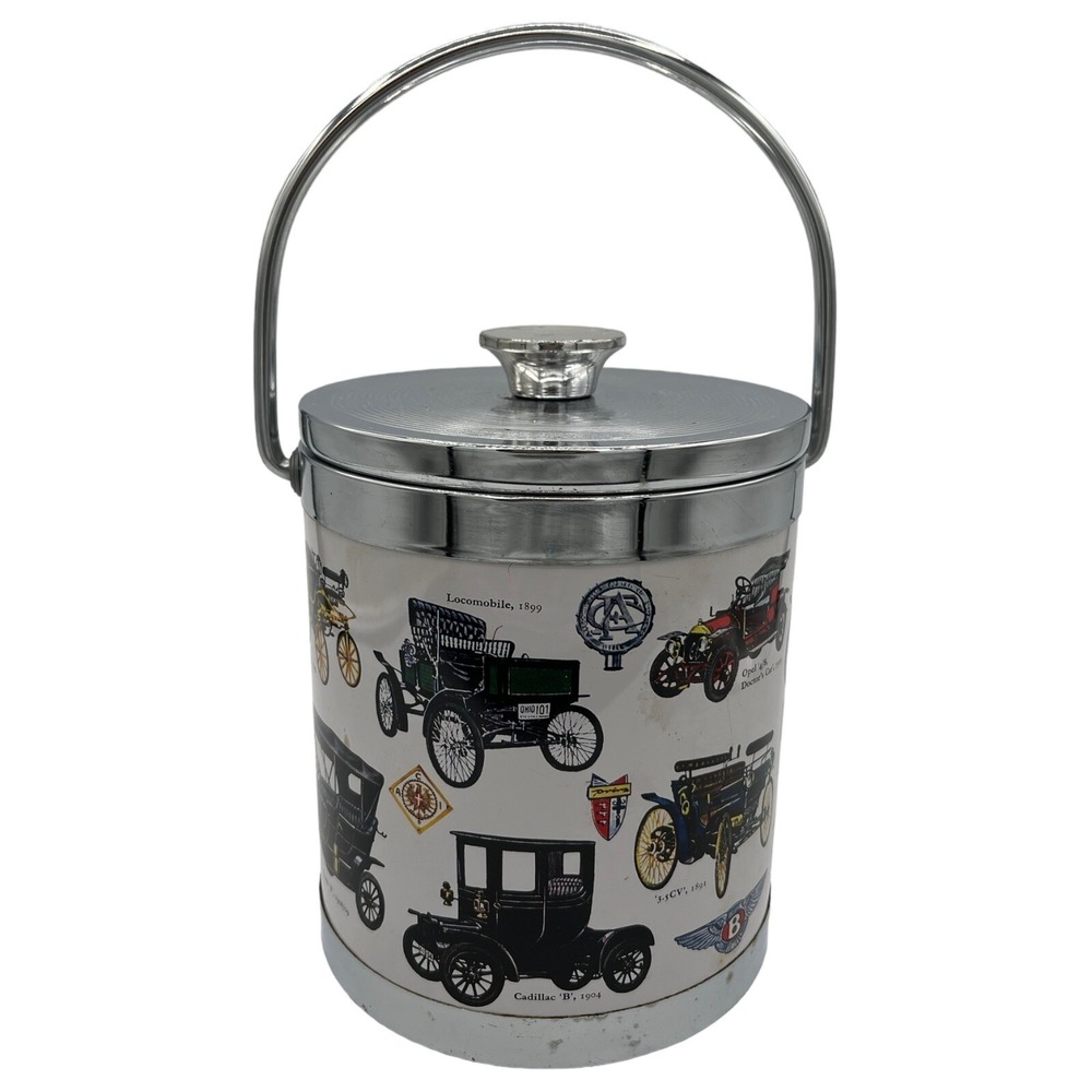 GM General Motors United Auto Club‎ Vintage Car Brands Ice Bucket Cooler Japan